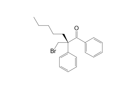 (S)-2-(bromomethyl)-1,2-diphenylheptan-1-one
