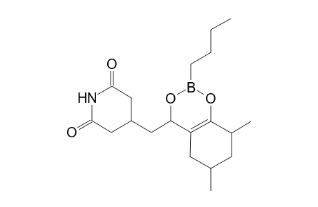 2,6-Piperidinedione, 4-[[2-butyl-4a,5,6,7(or 5,6,7,8)-tetrahydro-6,8-dimethyl-4H-1,3,2-benzodioxaborin-4-yl]methyl]-