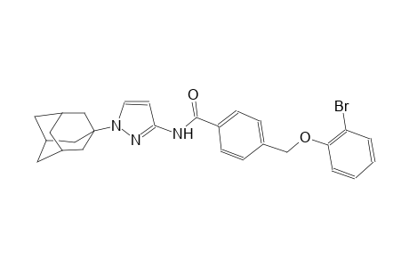 N-[1-(1-adamantyl)-1H-pyrazol-3-yl]-4-[(2-bromophenoxy)methyl]benzamide
