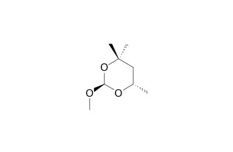 TRANS-2-METHOXY-4,4,6-TRIMETHYL-1,3-DIOXANE