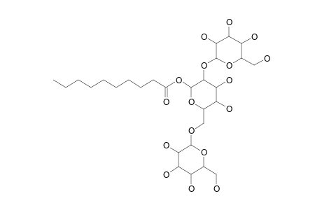 NONIOSIDE_F;2,6-DI-O-(BETA-D-GLUCOPYRANOSYL)-1-O-DECANOYL-BETA-D-GLUCOPYRANOSE