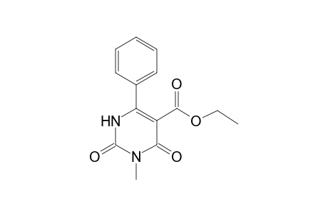 Ethyl 3-methyl-2,4-dioxo-6-phenyl-1,2,3,4-tetrahydro-1,3-diazine-5-carboxylate