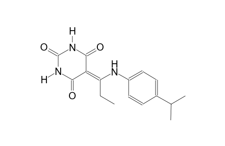 5-[1-(4-isopropylanilino)propylidene]-2,4,6(1H,3H,5H)-pyrimidinetrione