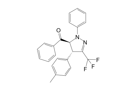Phenyl-((3S,4R)-2-phenyl-4-p-tolyl-5-trifluoromethyl-3,4-dihydro-2H-pyrazol-3-yl)-methanone