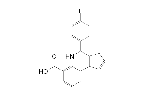 3H-cyclopenta[c]quinoline-6-carboxylic acid, 4-(4-fluorophenyl)-3a,4,5,9b-tetrahydro-