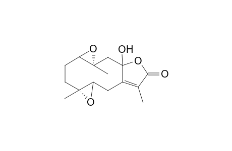 bis[(4,5), (1,10)-Epoxy]-4,10,3'-trimethyl-8-hydroxy-2'-oxo-2',5'-dihydrofuro[4',5'-7,8]cyclodecane