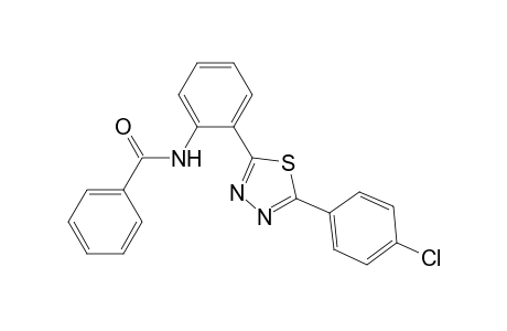 Benzamide, N-[2-[5-(4-chlorophenyl)-1,3,4-thiadiazol-2-yl]phenyl]-