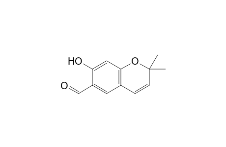 7-Hydroxy-2,2-dimethyl-2H-chromene-6-carbaldehyde