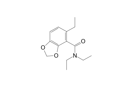 N,N-diethyl-6-ethyl-2,3-(methylenedioxy)benzamide