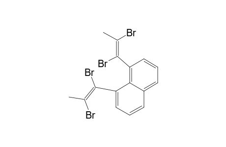 Naphthalene, 1,8-bis(1,2-dibromo-1-propenyl)-, (Z,Z)-