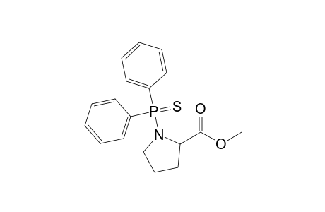 Methyl 1-[diphenylphosphinothioyl]pyrrolidin-2-carboxylate