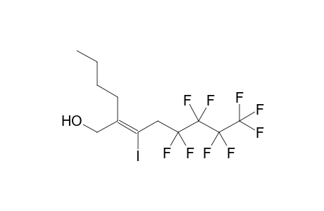 (Z)-2-(n-butyl)-5,5,6,6,7,7,8,8,8-nonafluoro-3-iodo-2-octen-1-ol