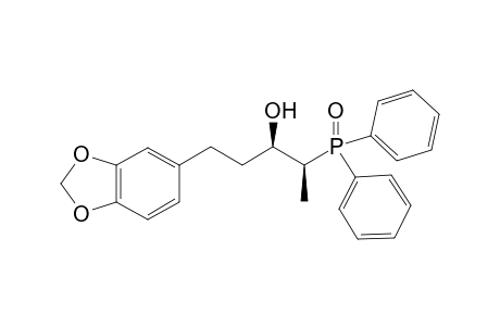 Syn-2-Diphenylphosphinoyl-5-(3',4'-methylenedioxyphenyl)pentan-3-ol