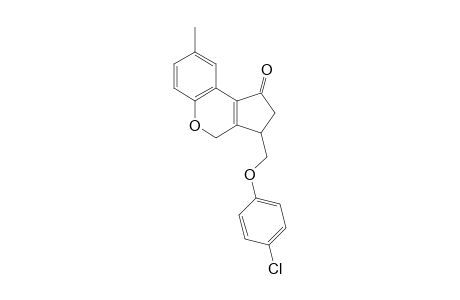 3-((4-Chlorophenoxy)methyl)-8-methyl-2,3-dihydrocyclopenta[c]chromen-1(4H)-one