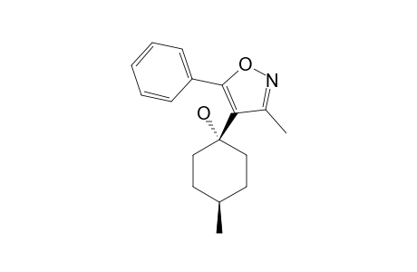 trans-4-Methyl-1-(3-methyl-5-phenylisoxazol-4-yl)cyclohexan-1-ol