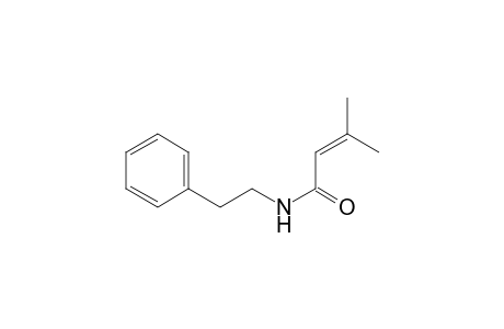 3-Methyl-N-(2-phenylethyl)but-2-enamide