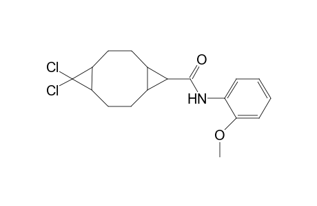 Tricyclo[7.1.0.0(4.6)]decane-5-carboxamide, 10,10-dichloro-N-(2-methoxyphenyl)-