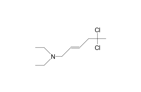 1-Diethylamino-5,5-dichloro-trans-hexene-2