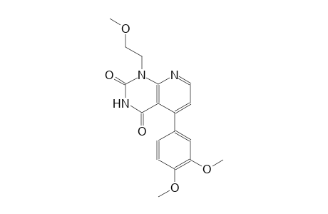 pyrido[2,3-d]pyrimidine-2,4(1H,3H)-dione, 5-(3,4-dimethoxyphenyl)-1-(2-methoxyethyl)-