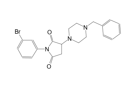 3-(4-benzyl-1-piperazinyl)-1-(3-bromophenyl)-2,5-pyrrolidinedione