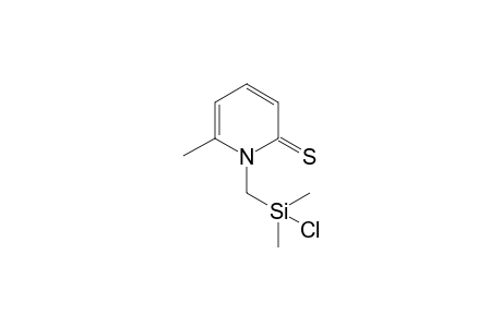 1-[(chloro-dimethylsilyl)methyl]-6-methylpyridine-2-thione