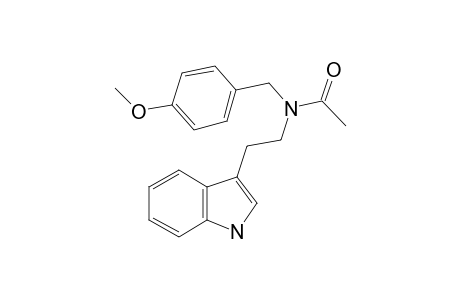 N-[2-(1H-Indol-3-yl)ethyl]-N-(4-methoxybenzyl)amine, 1ac derivative