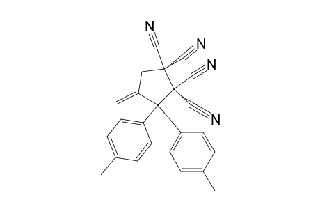 1,1,2,2-Cyclopentanetetracarbonitrile, 4-methylene-3,3-bis(4-methylphenyl)-