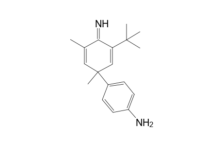 4-(4-Aminophenyl)-2-tert-butyl-4,6-dimethylcyclohexa-2,5-dienimine