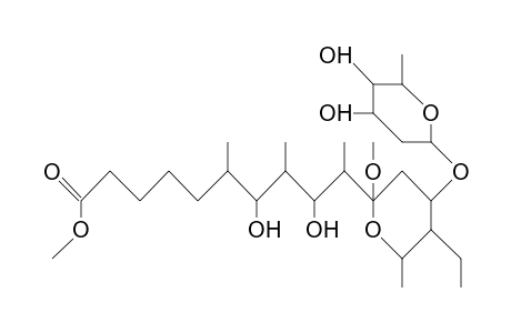 2,3,4,5-Tetrahydro-11-O-methyl-seco-elaiophylin methyl ester