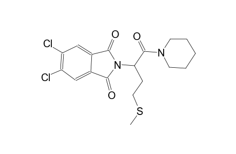 1H-isoindole-1,3(2H)-dione, 5,6-dichloro-2-[3-(methylthio)-1-(1-piperidinylcarbonyl)propyl]-