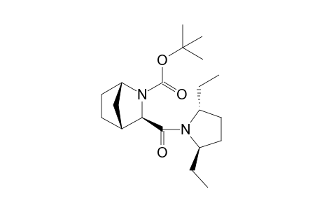 (1S,3R,4R)-N-tert-Butoxycarbonyl-3-[N-(trans-(2R,5R)-2,5-diethyl)pyrrolidinyl]carbonyl-2-azabicyclo[2.2.1]heptane