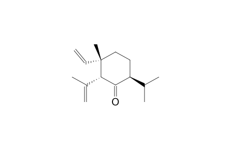 (2R,3S,6S)-2-isopropenyl-6-isopropyl-3-methyl-3-vinyl-cyclohexanone