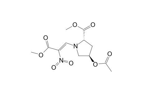 (2S,4R)-4-acetoxy-1-[(Z)-3-keto-3-methoxy-2-nitro-prop-1-enyl]pyrrolidine-2-carboxylic acid methyl ester