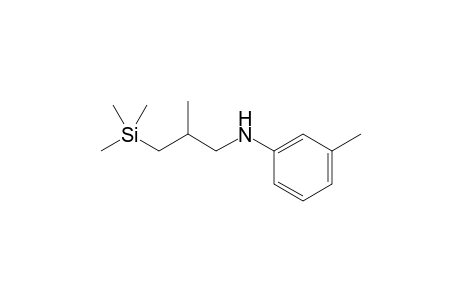 N-(2-Methyl-3-(trimethylsilyl)propyl)-3-methylaniline