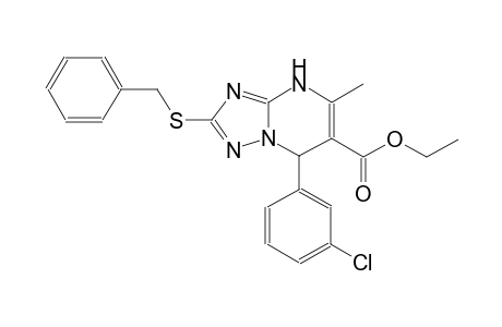 ethyl 2-(benzylsulfanyl)-7-(3-chlorophenyl)-5-methyl-4,7-dihydro[1,2,4]triazolo[1,5-a]pyrimidine-6-carboxylate