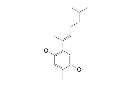 (1'E)-2(1',5'-DIMETHYLHEXA-1',4'-DIENYL)-5-METHYLBENZENE-1,4-DIOL