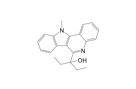 6-(1-Hydroxy-1-ethylpropyl)-11-methyl-11H-indolo[3,2-c]quinoline