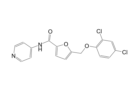 5-[(2,4-dichlorophenoxy)methyl]-N-(4-pyridinyl)-2-furamide