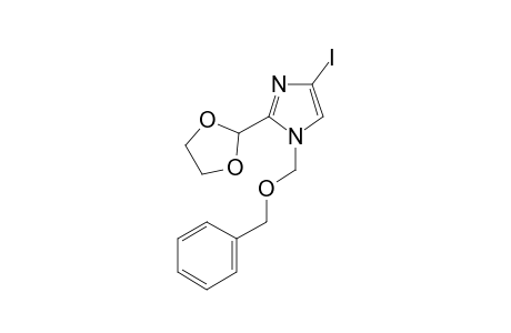 1-(benzyloxymethyl)-2-(1,3-dioxolan-2-yl)-4-iodo-imidazole