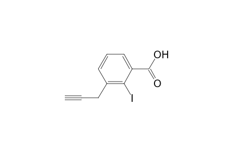 Benzoic acid, 2-iodo-3-(2-propynyl)-