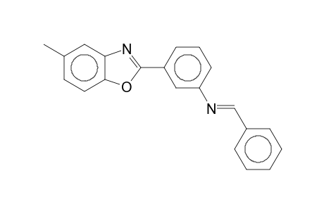 N-Benzylidene-3-(5-methyl-2-benzoxazolyl)aniline