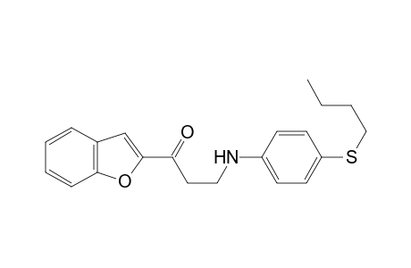 1-Propanone, 1-(2-benzofuranyl)-3-[[4-(butylthio)phenyl]amino]-