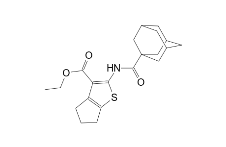 ethyl 2-[(1-adamantylcarbonyl)amino]-5,6-dihydro-4H-cyclopenta[b]thiophene-3-carboxylate
