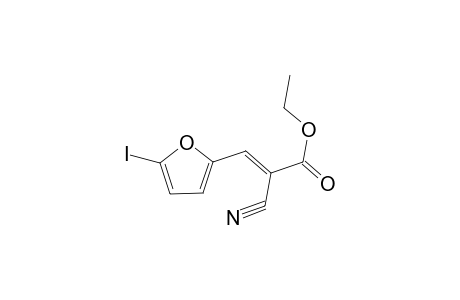 Ethyl (2E)-2-cyano-3-(5-iodo-2-furyl)-2-propenoate