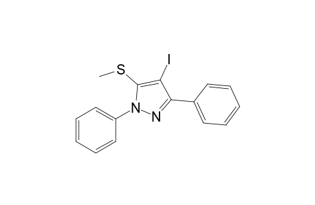 4-Iodo-5-(methylthio)-1,3-diphenyl-1H-pyrazole