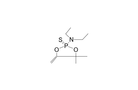 2-DIETHYLAMINO-2-THIO-4,4-DIMETHYL-5-METHYLENE-1,3,2-DIOXAPHOSPHOLANE