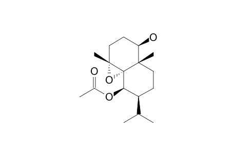 1.beta.-Hydroxy-4.alpha.,5.alpha.-epoxy-6.beta.-acetoxy-eudesmane