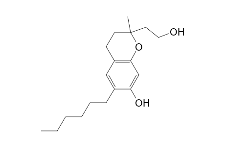 3,4-Dihydro-7-hydroxy-2-(2-hydroxyethyl)-6-hexyl-2-methyl-2h-1-benzopyran