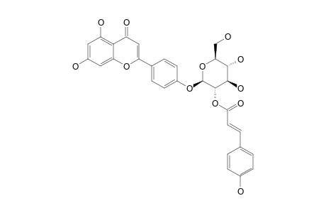 APRIGENIN-4'-O-(2''-O-PARA-COUMAROYL)-BETA-D-GLUCOPYRANOSIDE