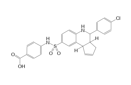 benzoic acid, 4-[[[(3aR,4S,9bS)-4-(4-chlorophenyl)-3a,4,5,9b-tetrahydro-3H-cyclopenta[c]quinolin-8-yl]sulfonyl]amino]-